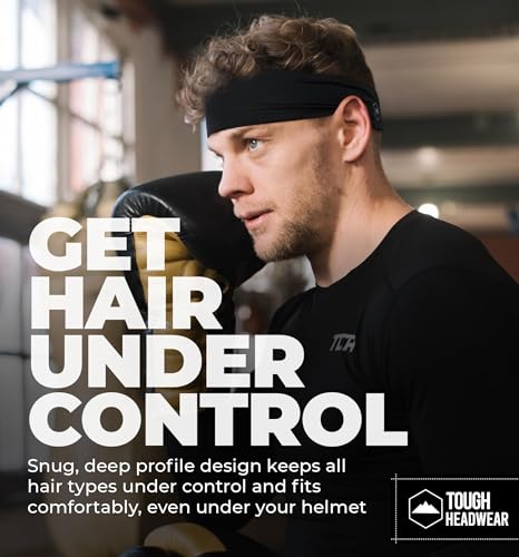 Tough Headwear Tough Outfitters Headband for Men - Mens Headbands - Working Out Sports Performance Head Bands - Athletic C...