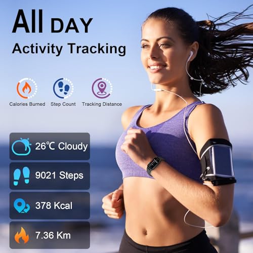 Smart Watch for Men Women(Answer/Make Call), 2025 Fitness Activity Tracker 1.57” Smartwatch with Heart Rate/Sleep Monitor/...