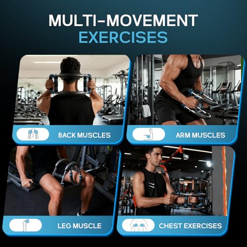 Twister arm Trainer, Adjustable Resistance (40-140 lbs) Chest Workout Equipment,Forearm Power Exercise bar , pectoralis sp...