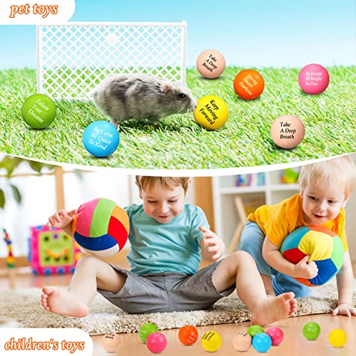 Aoriher 60 Pcs Motivational Stress Balls Quotes Inspirational Funny Colorful Foam Balls Hand Exercise Stress Relief Gifts ...
