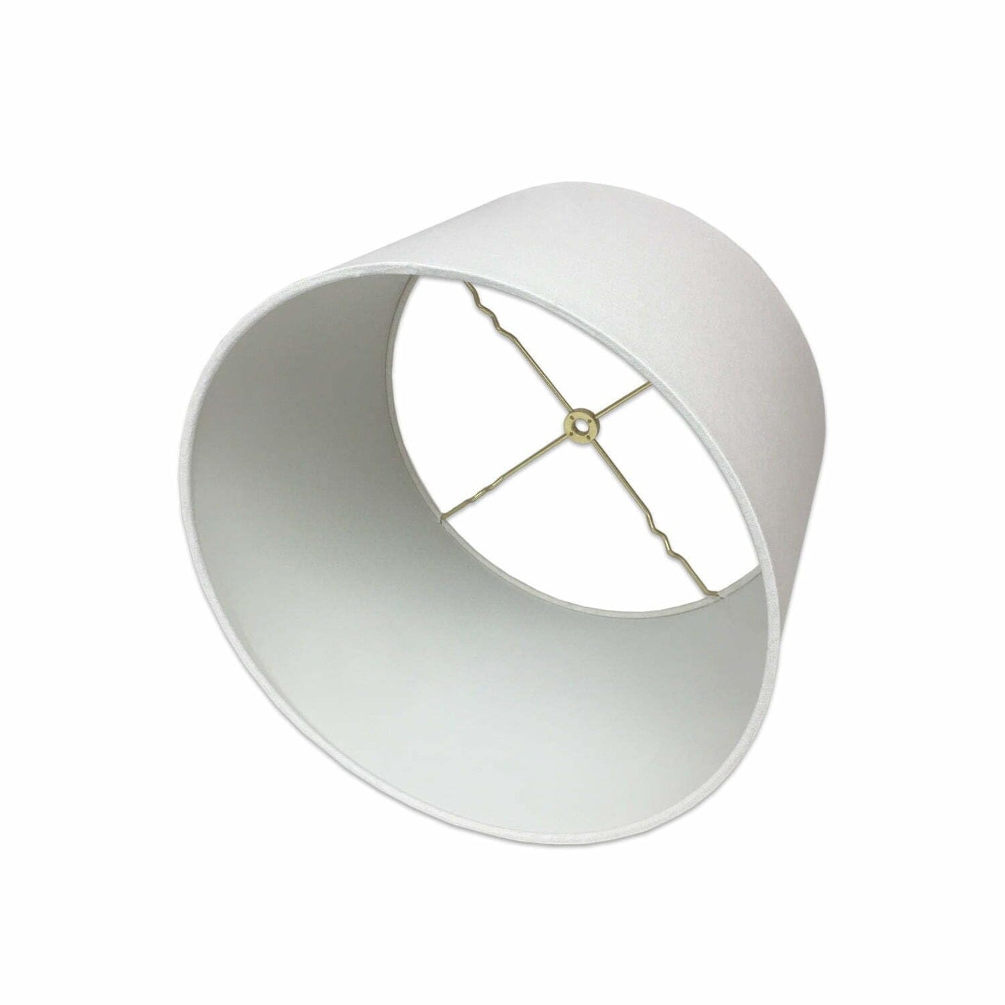 Royal Designs, Inc. Shallow Drum Lamp Shade, HB-610-14LNWH-2, Linen White, 13x14x9, 2 Pack