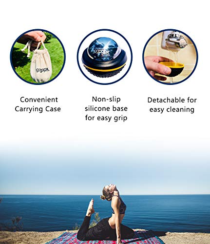 Cryosphere Cryo Ball Cold Massage Roller Ball, 60mm Ice Roller for Sore Muscle Relief - Plantar Fasciitis Deep Tissue Mass...