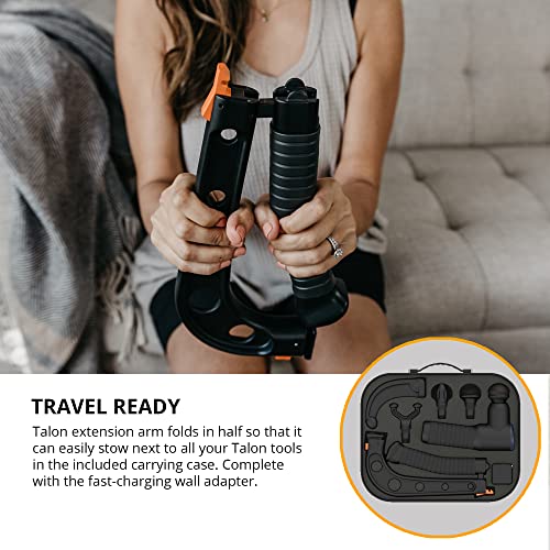 Brazyn - Talon Percussion Massage Gun + Massage Cane + Gun Holder System - Deep Tissue Muscle Massager with Arm Attachment...