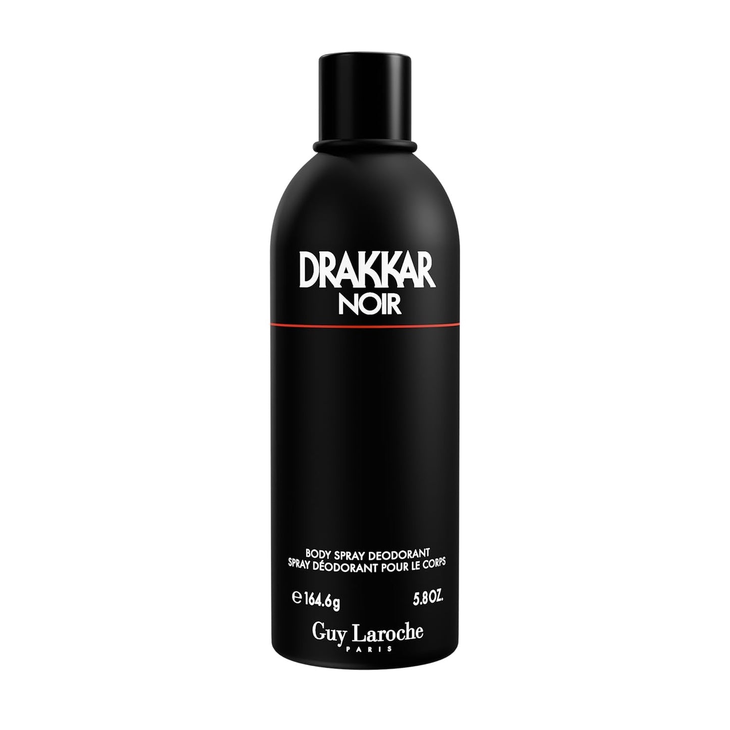 Guy Laroche Drakkar Noir, Iconic Designer Fragrance, Intense & Powerful Body Spray, Fougere Blend & Aromatic Spices, Long Lasting Mens Cologne, Day and Evening Scent, 5.8 Fl. Oz.
