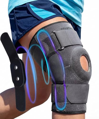 Sparthos Knee Brace - Heavy-Duty Hinged Support for ACL, MCL, Meniscus Tear, Arthritis, Tendonitis Pain - Open Patella - ...