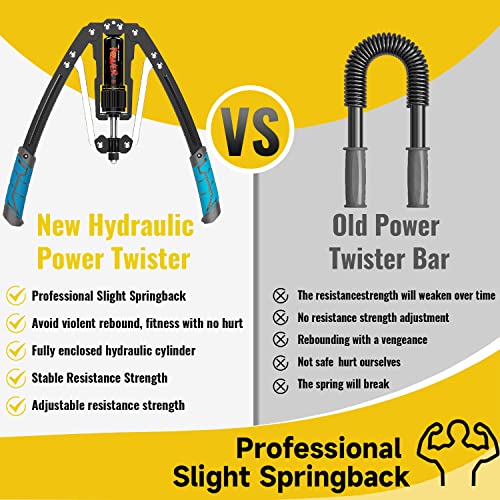 LEJIEYIN Twister Arm Exerciser - Adjustable 22-440lbs Hydraulic Power/Home Chest Expander/Shoulder Muscle Training Fitness...