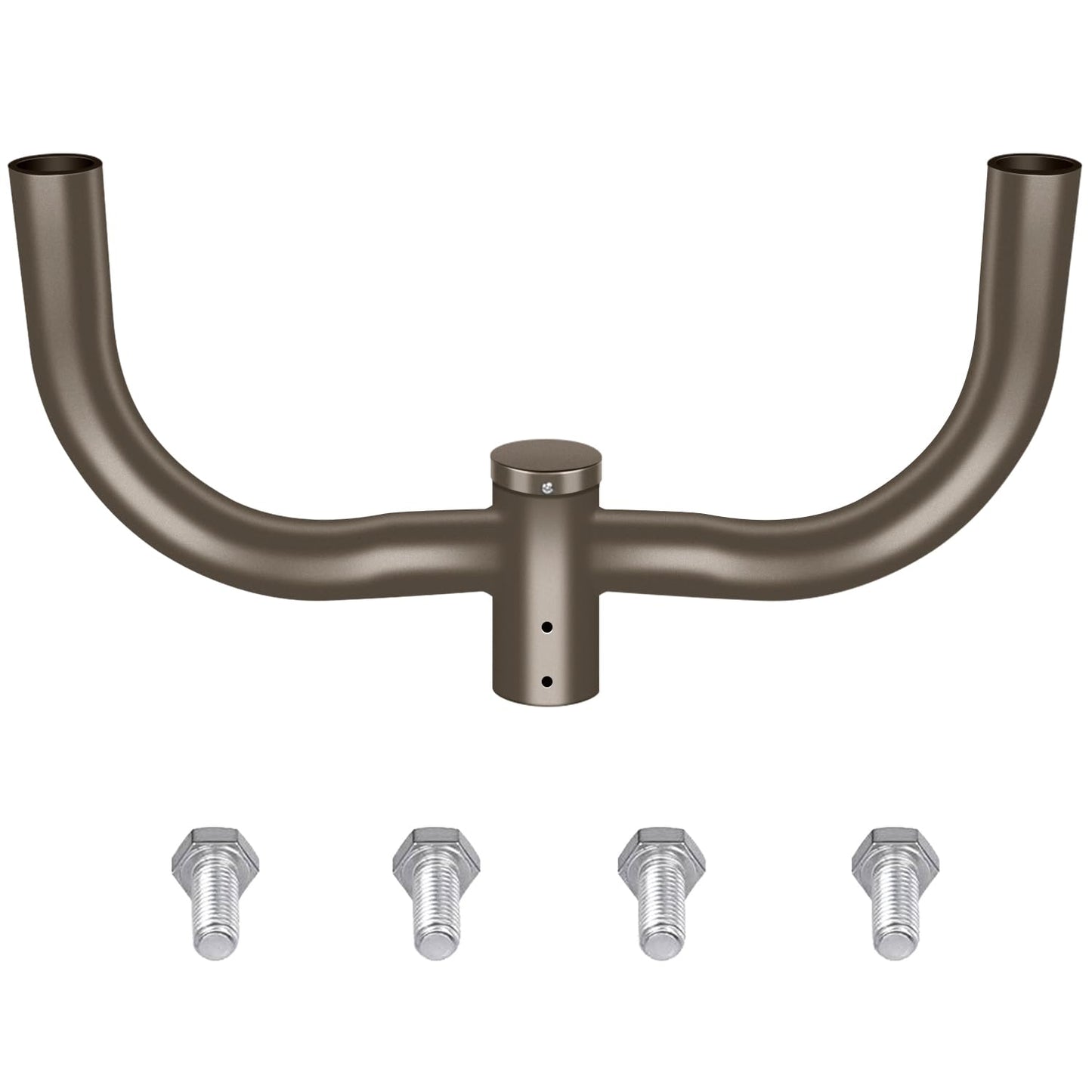 Ledmo Double Bullhorn Bracket For Led Parking Lot Light, 180° Mount, Metal, 300W/Arm Mount, Brown, Model Led1117