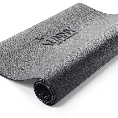 Sunny Health & Fitness Non-Slip Home Gym Mat – Workout Floor Protection Foam Pad for Treadmill, Bike, Elliptical, Yoga and...
