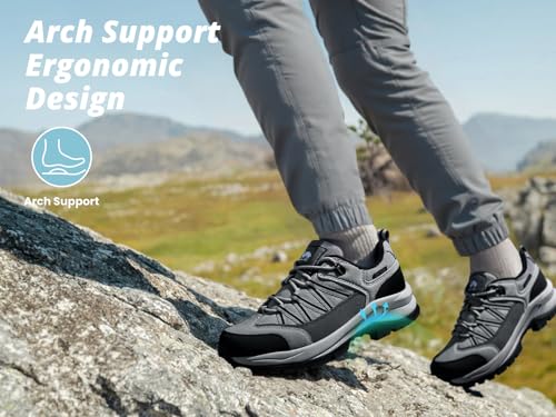 CAMEL CROWN Women's Hiking Shoes Lightweight Non-Slip Breathable Outdoor Trail Trekking Sneaker Walking Low Height