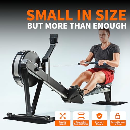 Stepwaver 2 Pack Double Non-Slip Workout Mat for Ellipse Leg Exerciser, 23.6" × 11.8" 0.2" Thick Ellipse Machine Mat, Exer...