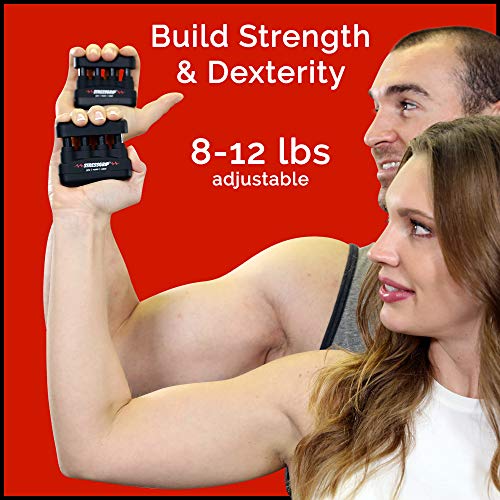 StressGrip - Stress Relief for Adults (Large) - A Stress & Anxiety Relief Device - Comfortable Hand Exerciser - Stress Rel...