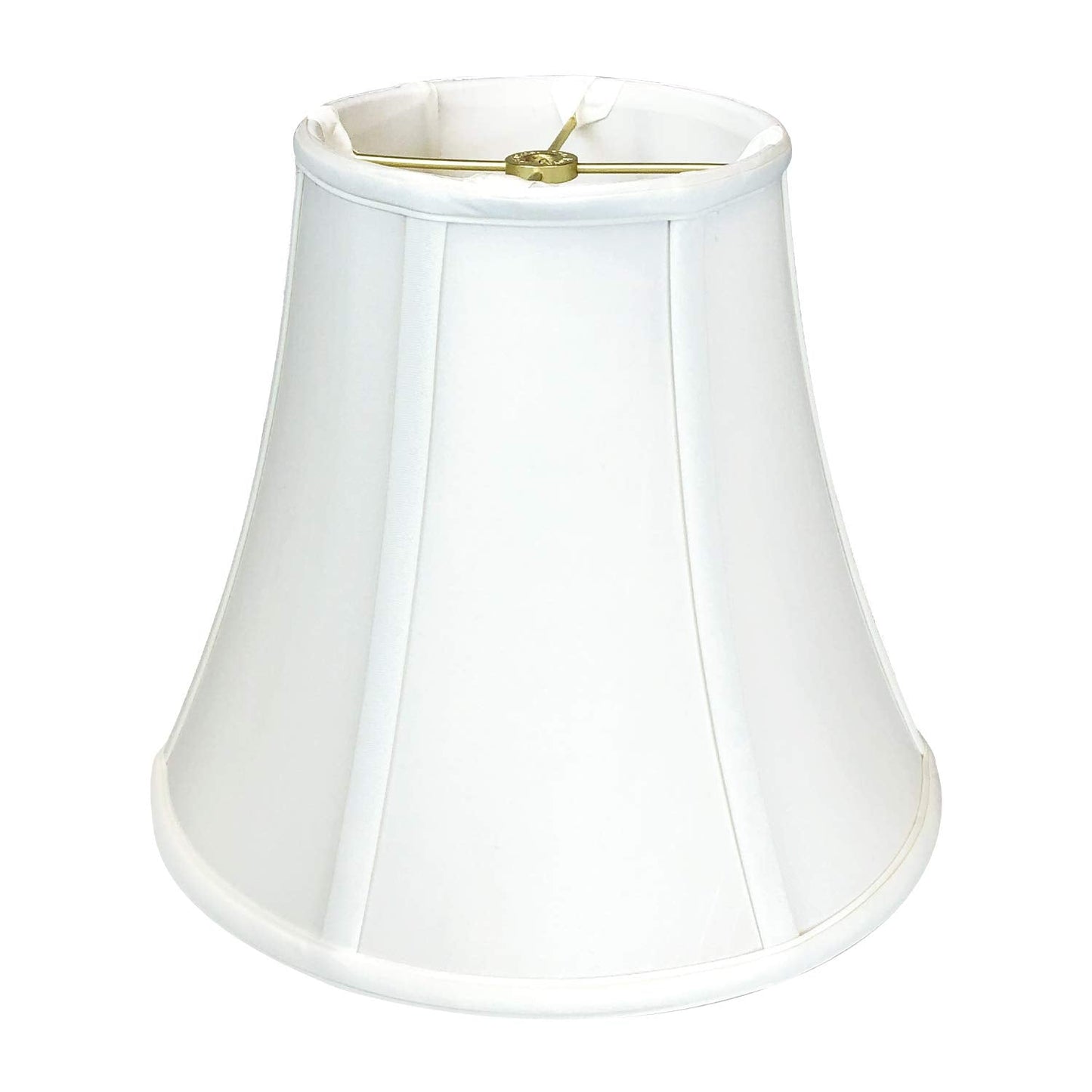Royal Designs, Inc. True Bell Lamp Shade Fabric 4in x 8in x 7.25in White Model BS-704-8WH