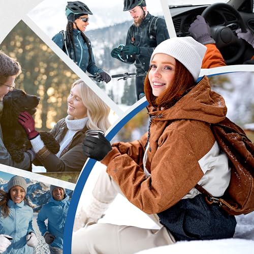 SIMARI Winter Waterproof Warm Gloves Women Men with Touchscreen Fingers, Ski Snow Windproof for Cold Weather Thermal, for ...