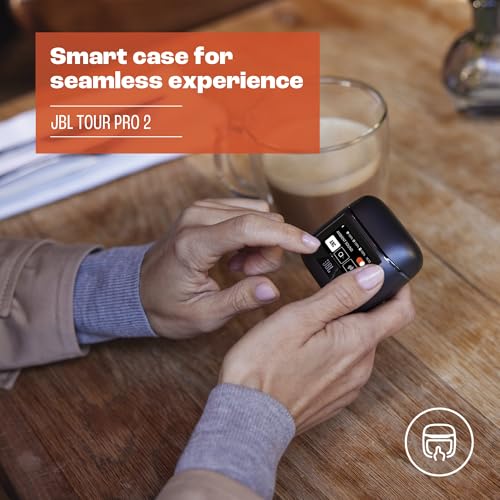 JBL Tour Pro 2 - True Wireless Noise Cancelling Earbuds with Smart Charging Case, 6-mic Perfect Calls with Voice Control, ...