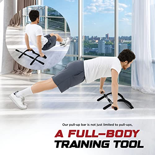 Sagler Pull up bar Doorway Heavy Duty Chin up bar Trainer for Home Gym Doorway Pull up bar or dip bar