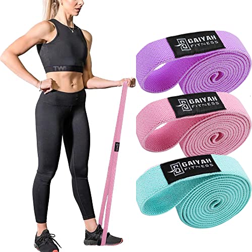 Long Resistance Bands for Working Out Women, Fabric Resistance Band, Stretch Bands for Exercise Bands Resistance Bands Set...