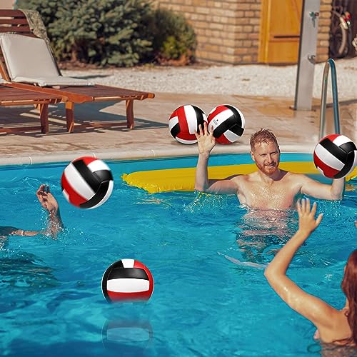 Wettarn Official Size 5 Volleyballs Bulk Soft Recreational Volleyballs with Pump Regulation Size for Beginner Indoor Outdo...