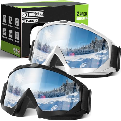 OXG Ski Goggles for Men Women, UV Protection Snowboard Snowsports Goggles for Kids Youth