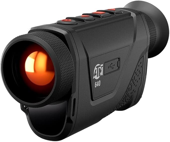 ATN BlazeHunter Pro 2.5-20x640x512 12 Micron 50 Hz Thermal Monocular, OLED Display, Built-in Laser Range Finder, 6 Color P...