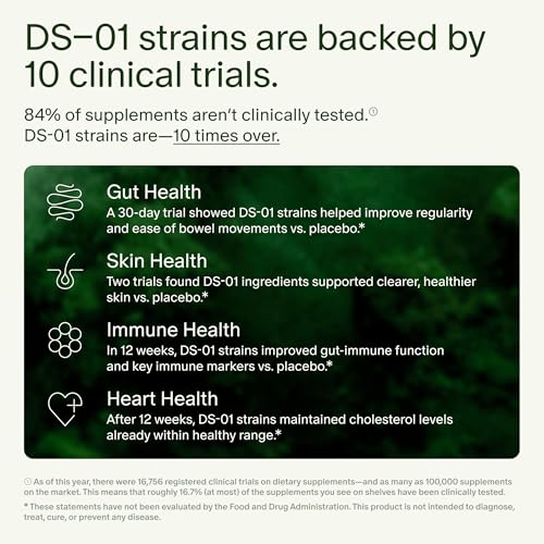 Seed DS-01 Daily Synbiotic - Prebiotic and Probiotic for Women & Men - Digestive Health, Gut Health, Immune Support, Bloat...