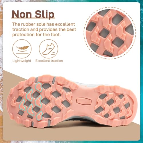 ziitop Womens Hiking Water Shoes for Women Quick Dry Outdoor Sport Sneakers Non Slip Lightweight Breathable Summer Trekkin...