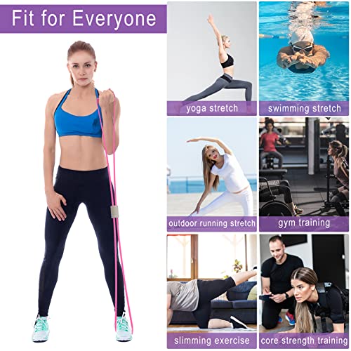 FYY Figure 8 Resistance Bands, Yoga Resistance Band Stretch Fitness Band, Pull Rope, Chest Arm and Shoulder Stretch Bands ...