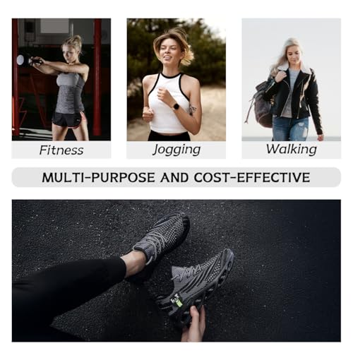 XKOWUO Women Running Shoes Tennis Walking Slip On Sneakers Workout Gym Athletic Jogging Lightweight Breathable Mesh Non-Sl...