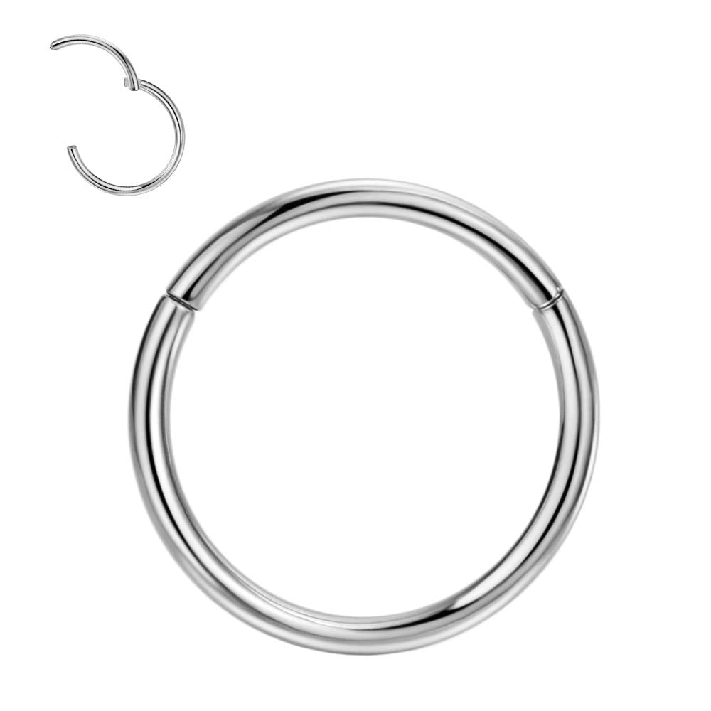 FANSING Titanium Nose Rings 20g Nose Hoop 5mm Piercing Hoop for Cartilage Helix Septum Jewelry 20 Gauge