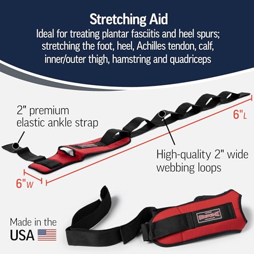 OPTP The Original Stretch-EZ, USA Made Top Choice Plantar Fasciitis Stretcher, Hamstring Stretch Strap and Achilles Tendon...