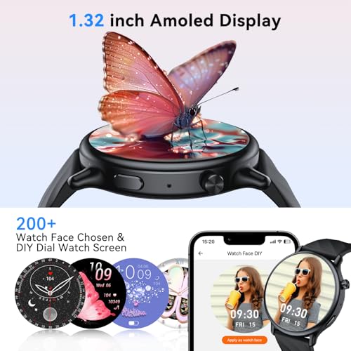 Smart Watch for Women Fitness Tracker: Waterproof Digital Mens Watches Make Answer Call Smartwatch for Android Phone iPhon...