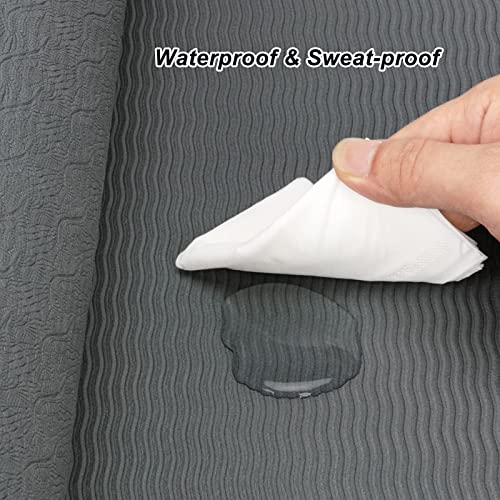 dofopo Jump Rope Mat 71"/63"x24" Larger Non-Slip Indoor Outdoor Exercise Fitness Mat, High-Density Workout Shock Absorptio...