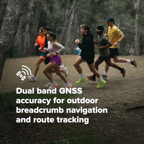 SUUNTO Run Running GPS Sports Watch with Silicone Strap, 1.32" AMOLED Touchscreen w/Crown Button, Wrist Heart-Rate & Sleep...