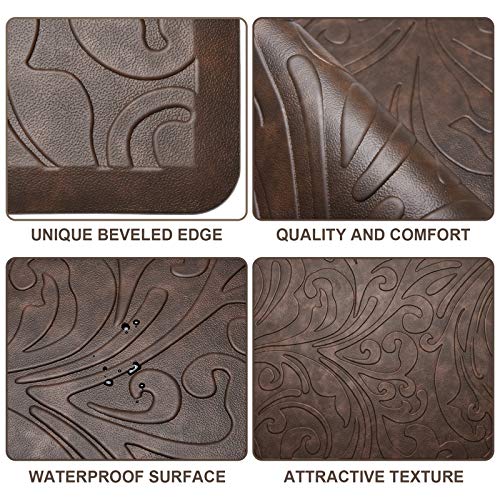 KMAT Kitchen Mat Cushioned Anti-Fatigue Waterproof Non-Slip Standing Mat Ergonomic Comfort Rug for Home,Office,Sink,Laundr...