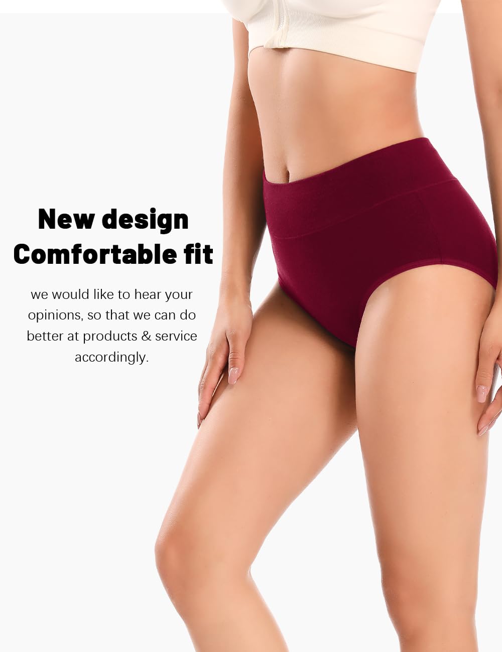 Molasus Incontinence Underwear for Women High Absorbency Period Leakproof Cotton Underwear Heavy Flow Menstrual Protective Panties Bladder Control Briefs 3 Pack,Multicolor,X-Large
