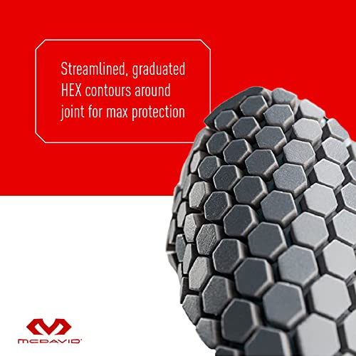 Knee Compression Sleeves: McDavid Hex Knee Pads Compression Leg Sleeve for Basketball, Volleyball, Weightlifting, and More...