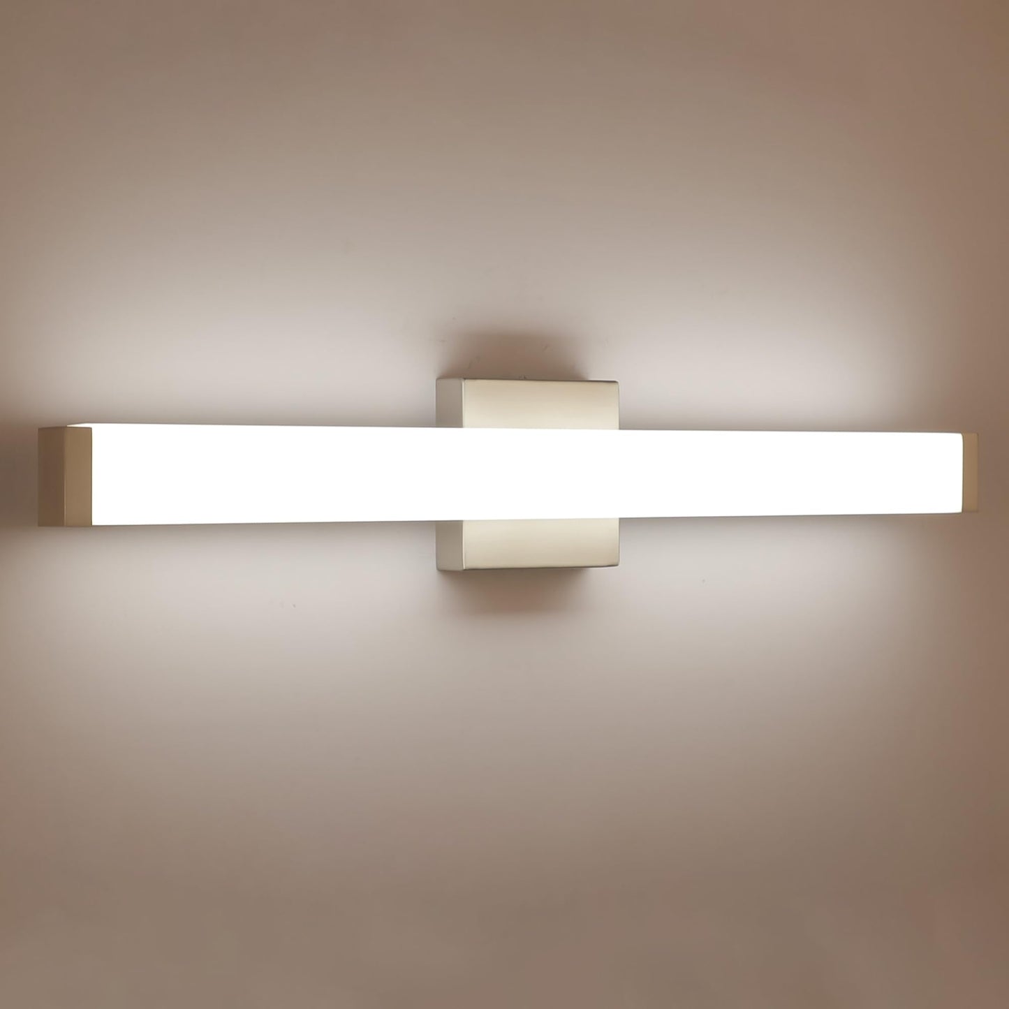 YHTlaeh Bathroom Vanity Light Brushed Nickel 24in 14W LED Wall Bar Fixture Model 7610