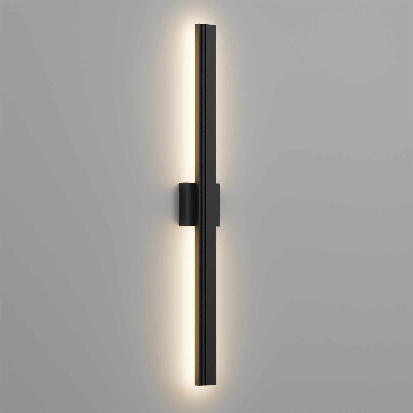 Lamqee 39.4 In Aluminum Long Outdoor Wall Light  3000K 2500Lm Integrated Led Waterproof Ip65  Linear Modern Exterior Lighting Fixtures Wall Mount Outside Sconce For House Porch Patio Garage Front Door