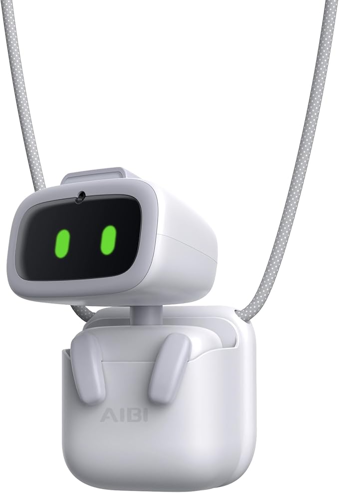Aibi Pocket Pet - Wearable Robot | ChatGPT Powered AI Companion with Voice Commands, Emotional Interaction, Singing & Danc...