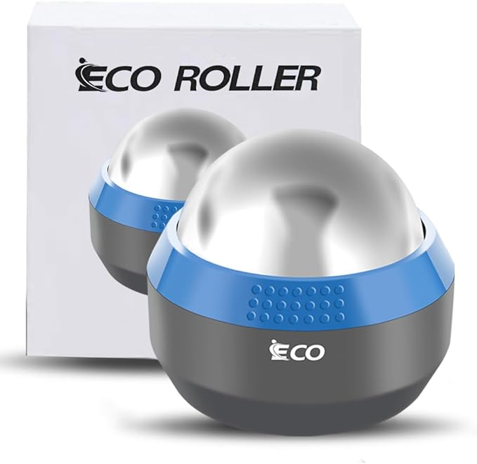 iECO Cryosphere Cold Massage Roller Ball - Massage Ball for Cold & Heat Relief, Myofascial Release, Trigger Point Therapy,...