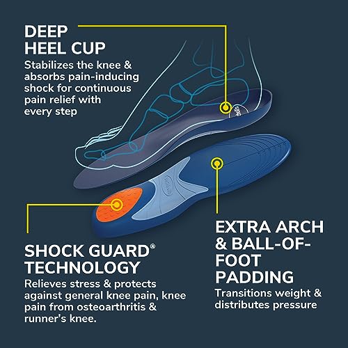 Dr. Scholl's Knee All-Day Pain Relief Orthotics - Insoles for Immediate and All-Day Knee Pain Relief Including Pain from O...