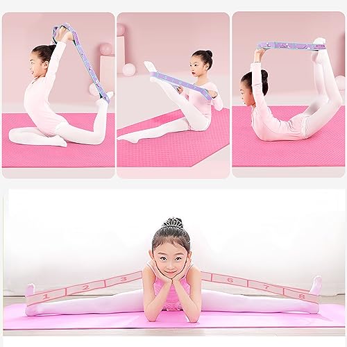 BTAMUD 2 PCS Stretch Strap for Kids Dance Elastic Band for Children Gymnastics Stretching Strap Kids Stretching Bands Mult...