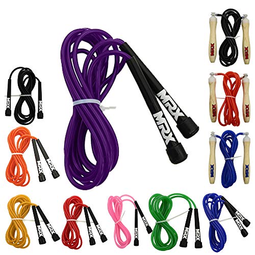 MRX 9" PVC Jump Rope for Cardio Fitness - Versatile Jump Rope for Both Kids and Adults - Great Jump Rope for Exercise