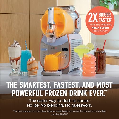 Ninja SLUSHi Max XXL Smart Frozen Drink Maker | Top Performance & Smart Technology, Party-Size 150oz Capacity, No Ice Need...