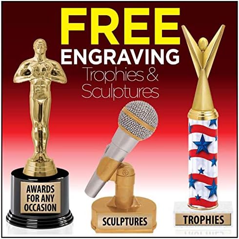 Golf Acrylic Award, 6.75" H Personalized Female Golf Award with Custom Engraving