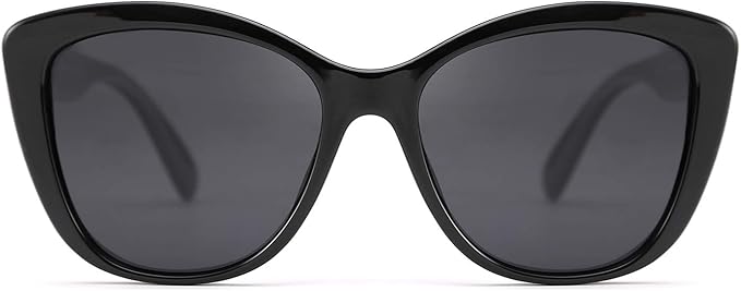 FEISEDY Polarized Vintage Sunglasses American Womens Square Jackie O Cat Eye Sunglasses B2451