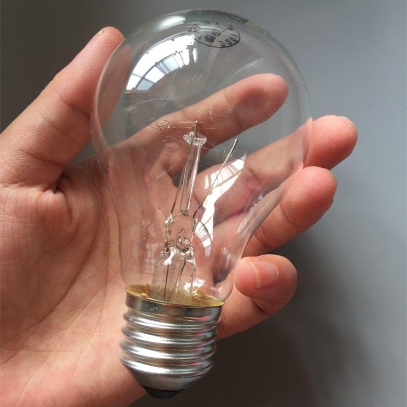 75 Watt Incandescent Light Bulbs, A19 75 WATT Incandescent Bulb Shatter Resistant Rough Service Light Bulb 75 WATTS A19 Shape (2PACK)