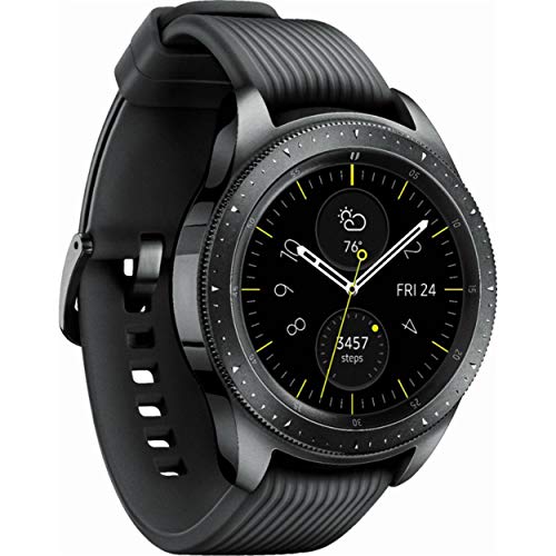 Samsung Galaxy Watch (42mm) Smartwatch (Bluetooth) Android/iOS Compatible -SM-R810 Intenational Version -No Warranty (Midn...