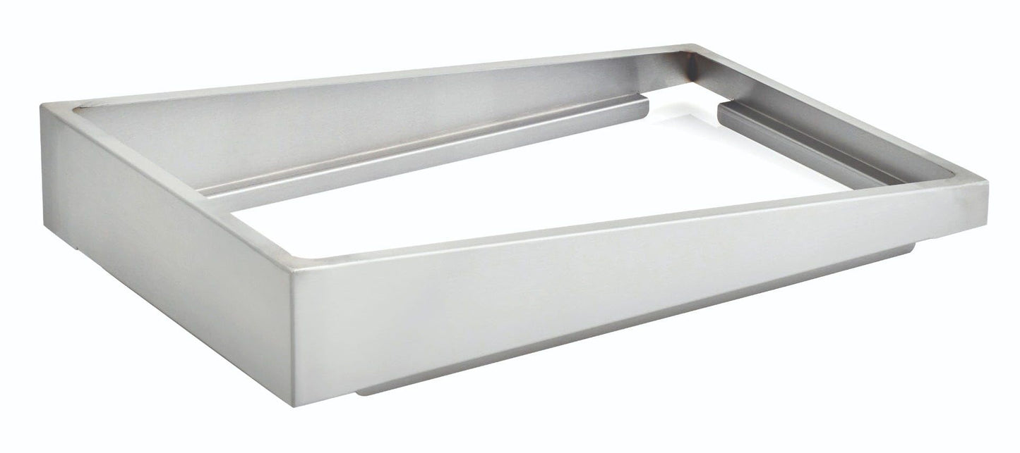 Kratos Commercial Electric Countertop Food Warmer Angled Display Adaptor, Stainless Steel Adaptor Elevates Food Pan for Optimal Serving (28W-529)