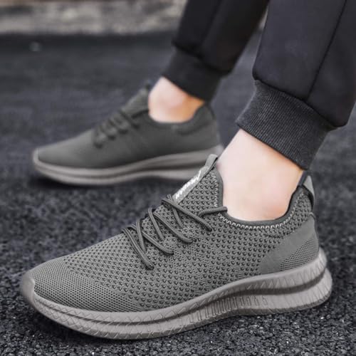 FUJEAK Men Running Shoes Men Casual Breathable Walking Shoes Sport Athletic Sneakers Gym Tennis Slip On Comfortable Lightw...