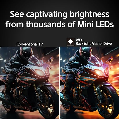 Sony BRAVIA 5 65 Inch TV, Mini LED, 4K Smart Google TV, XR Processor with AI Technology,120hz Television with Dolby Vision/Atmos, Exclusive Features for PlayStation®5, K-65XR50, 2025 Model